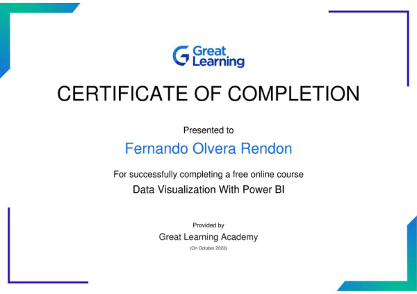 Miniatura del certificado: Certificado BI — Fernando Olvera